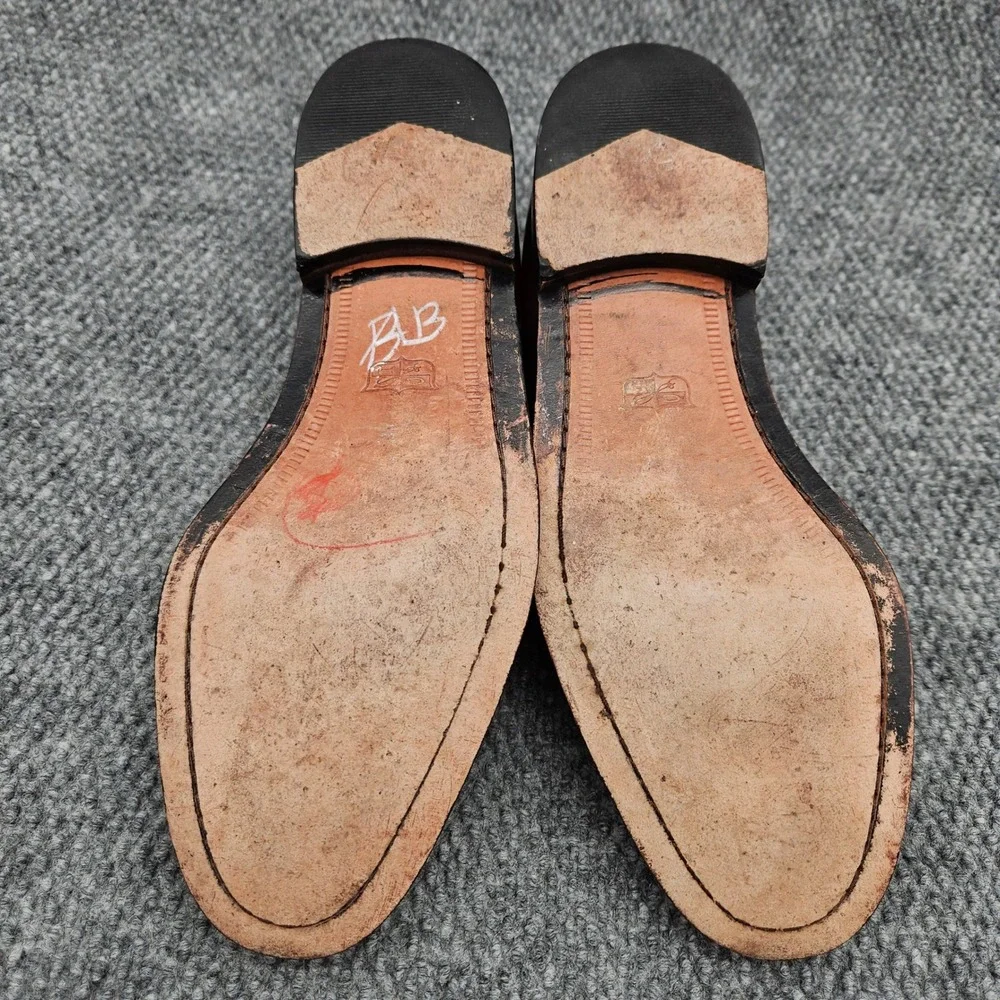 Johnston & Murphy (Men's 11 D) Brown Dress Shoes Split Toe Derby Classic